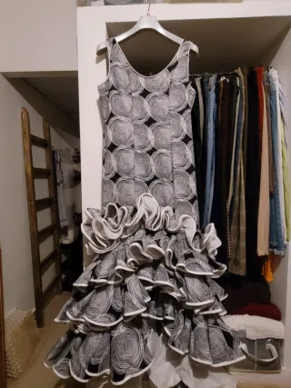 Vestido de flamenca con volantes