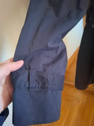 Trench/gabardina Mango azul marino