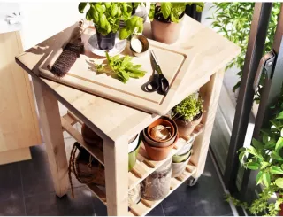 Mesa Auxiliar Camarera Ikea Madera