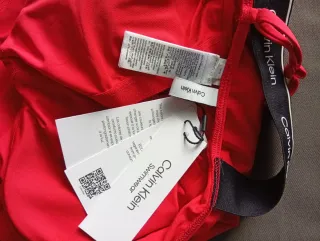 Costume intero Calvin Klein rosso