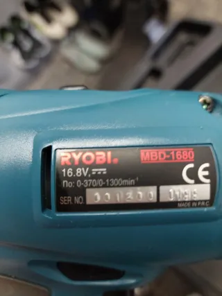 Taladro atornillador Ryobi MBD-1680 16.8V