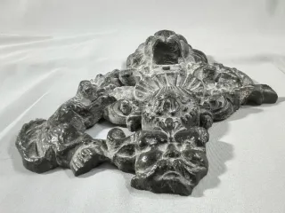 Antiguo mascarón de fuente hierro fundido