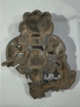 Antiguo mascarón de fuente hierro fundido