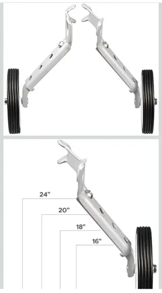 Par Ruedas Estabilizadoras Bicicleta infantil