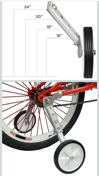 Par Ruedas Estabilizadoras Bicicleta infantil