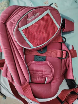 Mochila Portabebés Fashion Baby Roja