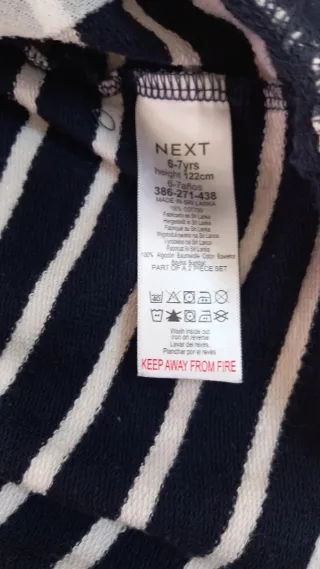 Jersey niña rayas con flor