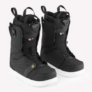 Botas snowboard allmountain, mujer, SALOMON PEARL Zone Lock