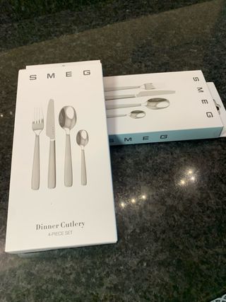 Faqueiro Smeg 4 Peças Prata