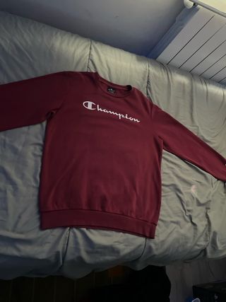 Sudadera Champion Roja Talla XL