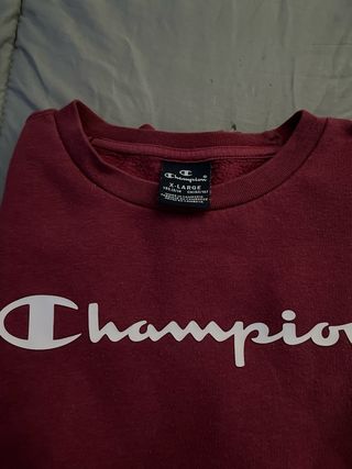 Sudadera Champion Roja Talla XL