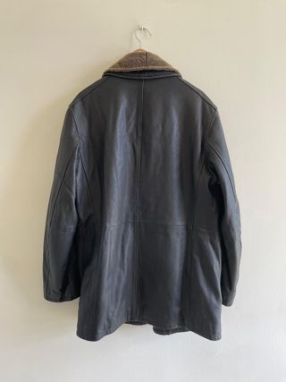 Abrigo de piel Gimo's negro