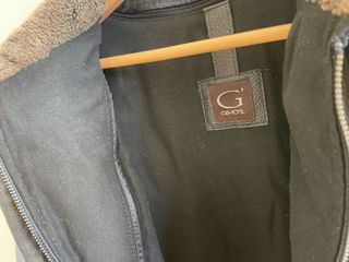 Abrigo de piel Gimo's negro