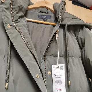 Anorak Zara Verde Talla XL