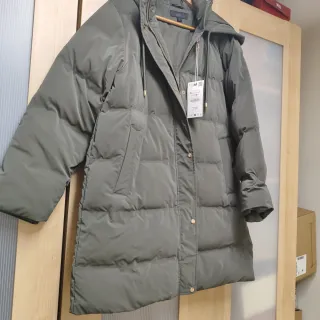 Anorak Zara Verde Talla XL