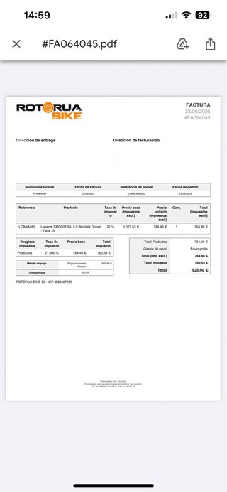 Bici Lapierre Crosshil 2.0 Gravel Talla XS