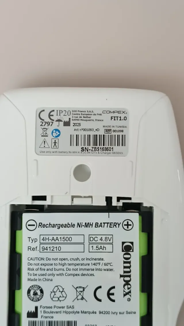 Compex Fit 1.0 Electroestimulador B1Y1364