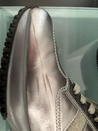 Hogan Interactive Pelle Metallizzata Argento