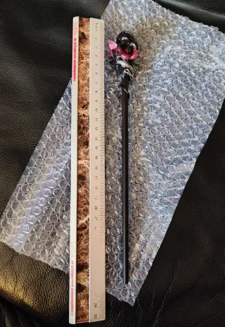 Varita Mágica Bruja para disfraz, dos modelos.