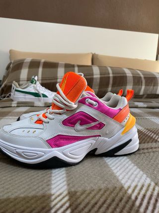 Zapatillas Nike Naranja y Rosa
