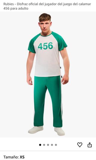 Disfraz oficial El Juego del Calamar 456