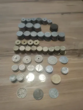 Lote de monedas de pesetas