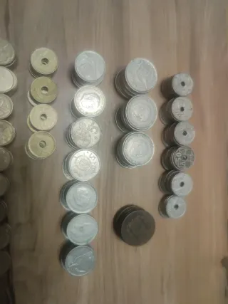 Lote de monedas de pesetas