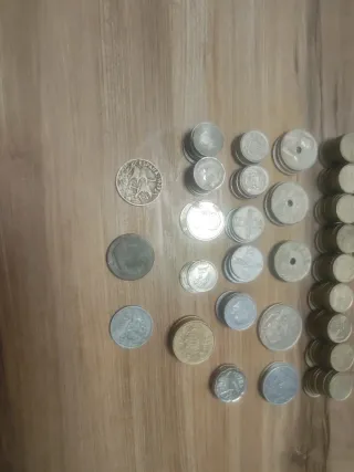 Lote de monedas de pesetas