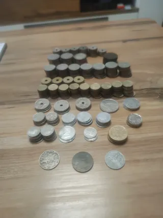 Lote de monedas de pesetas