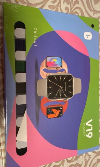 Orologio Smart V19 con 7 Cinturini