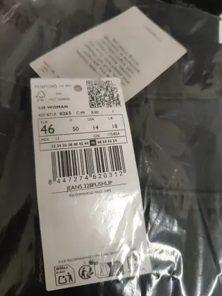 Pantalón Mango Negro