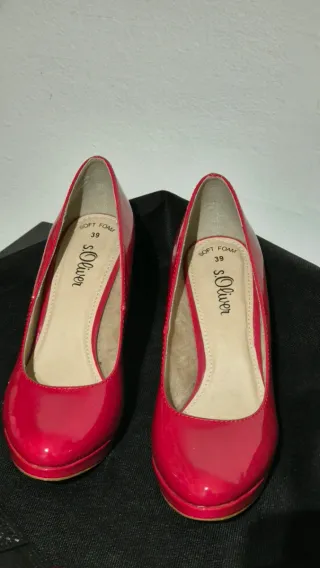 Zapatos de tacón S.Oliver rojos talla 39