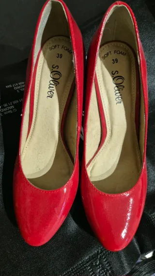 Zapatos de tacón S.Oliver rojos talla 39
