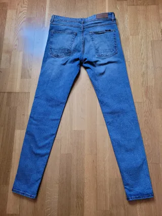 Vaqueros Pull&Bear Skinny Fit Azul Talla M