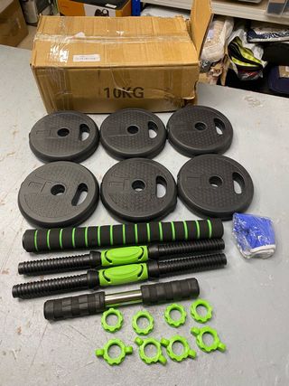 Kit Pesas y Mancuernas Ajustables 7.5kg