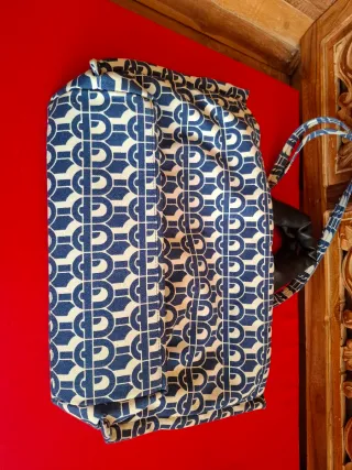 Bolsa shopping Tous Azul y Blanco