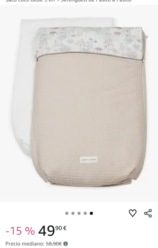 Saco cuco bebé Pasito a Pasito 3 en 1