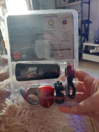 Set Luces LED Crivit para Bicicleta