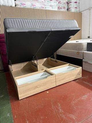 Cama King 180x200 canape ZAPATERO/colchon visco