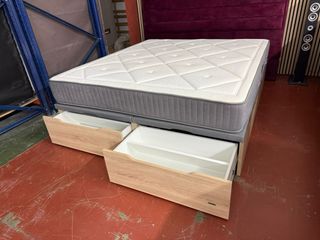 Cama King 180x200 canape ZAPATERO/colchon visco