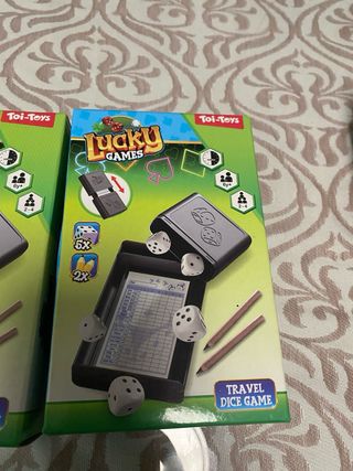 Juego de mesa de dados Lucky Games cada uno 2€