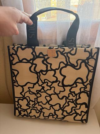 Bolso Tous Original Beige y Negro