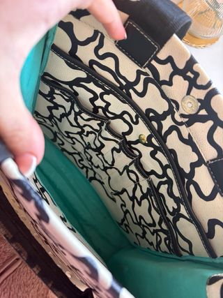 Bolso Tous Original Beige y Negro