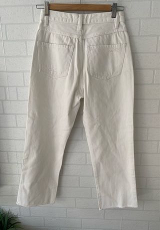 Pantalón blanco Stradivarius Talla S