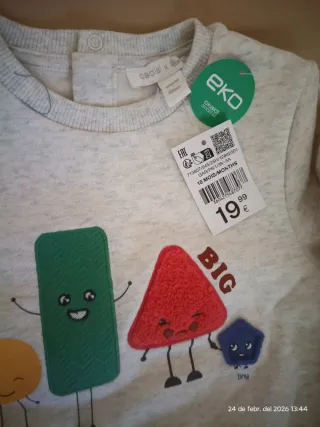 Sudadera infantil formas geométricas