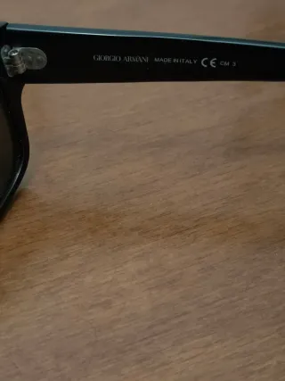 Occhiali da sole vintage Giorgio Armani neri