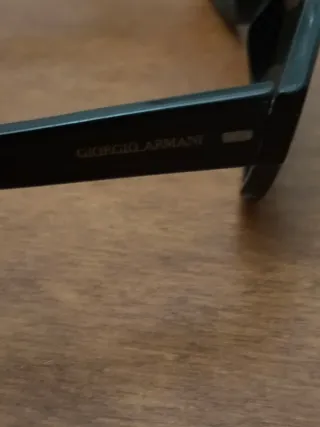 Occhiali da sole vintage Giorgio Armani neri