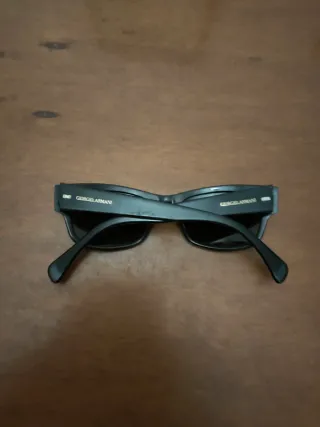 Occhiali da sole vintage Giorgio Armani neri