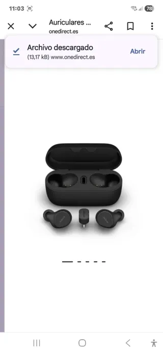 Auriculares Bluetooth Jabra Evolve2 Buds USB C