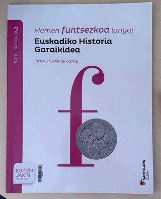 Libro "Euskadiko Historia Garaikidea"